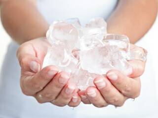 Chewing Ice Cubes